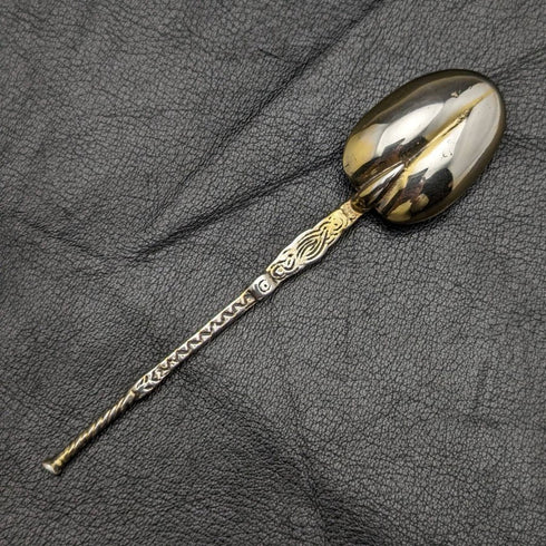 1936年 英国ヴィンテージ 純銀 アノイティングスプーン Mayes Mills