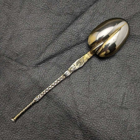 1936年 英国ヴィンテージ 純銀 アノイティングスプーン Mayes Mills