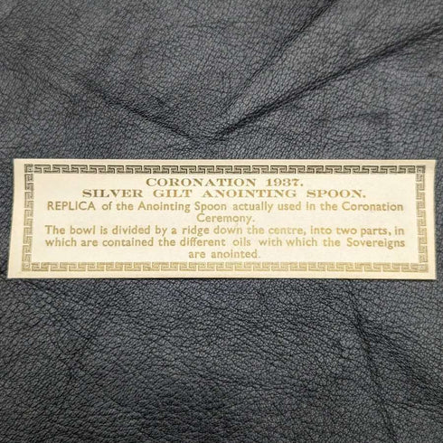 1936年 英国ヴィンテージ 純銀 アノイティングスプーン Mayes Mills