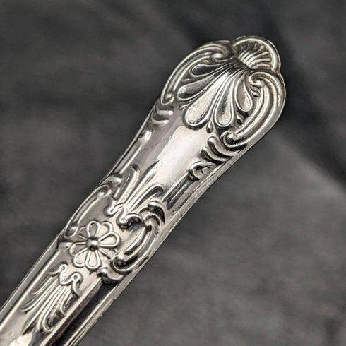 1975 年英國復古純銀手柄小蛋糕服務器盒裝