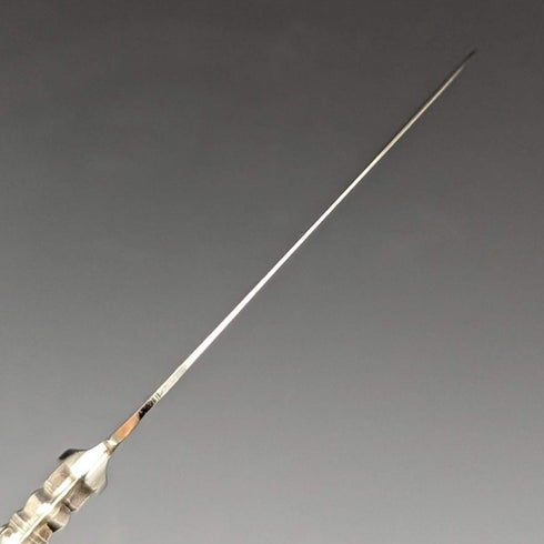 1975 年英國復古純銀手柄小蛋糕服務器盒裝