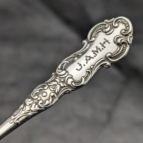 1896年 英国アンティーク 純銀製スプーン ケース入 Joseph Gloster