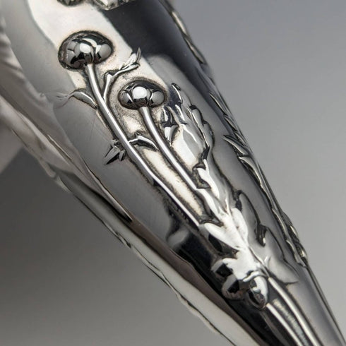 1905 年英國古董純銀花瓶花瓶一對 84 克亨利威廉姆斯