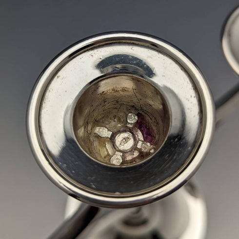 英國復古銀盤 3 燃燒器蠟燭台燭台