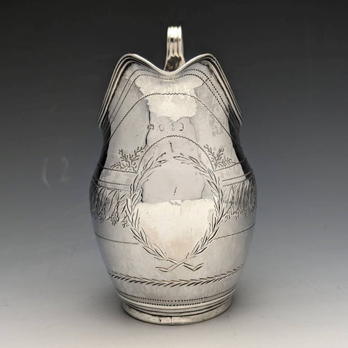 1801 年英國古董格魯吉亞純銀奶油壺 97 克