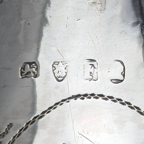 1801 年英國古董格魯吉亞純銀奶油壺 97 克