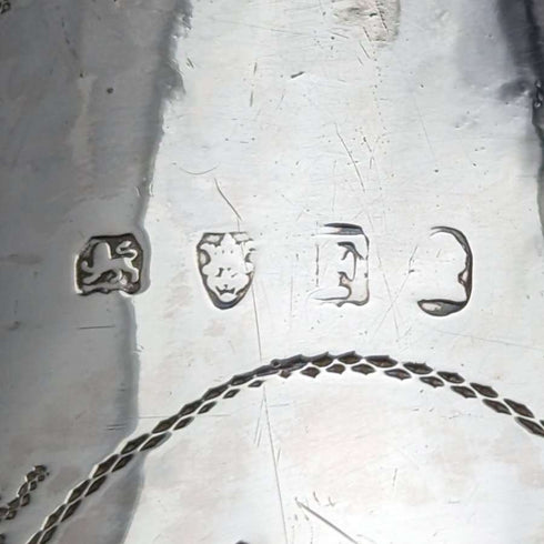 1801 年英國古董格魯吉亞純銀奶油壺 97 克