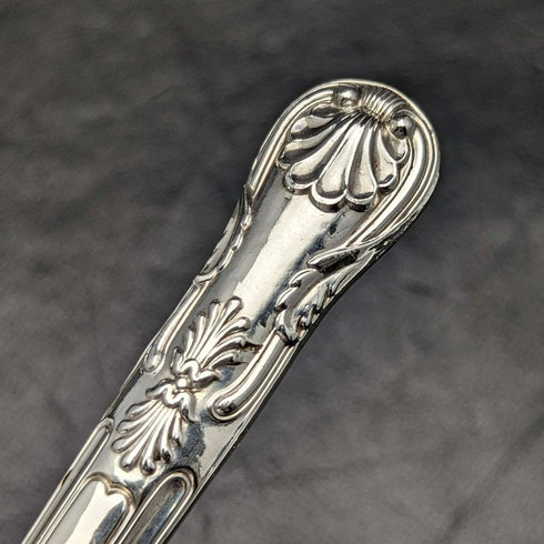 1860年頃 英国アンティーク 純銀製ハンドル フィッシュカトラリーセット 6x2 トレー入