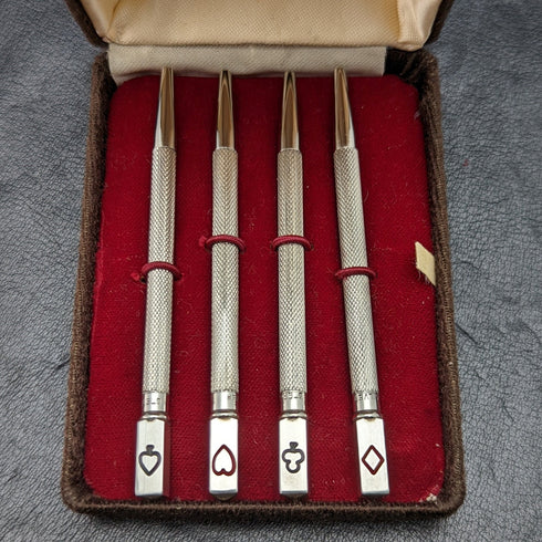 復古純銀(925 銀)Propulsion 鉛筆 4 件套盒裝