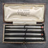 1988 British Sterling Silver Ballpoint Pen Set of 4 Boxed