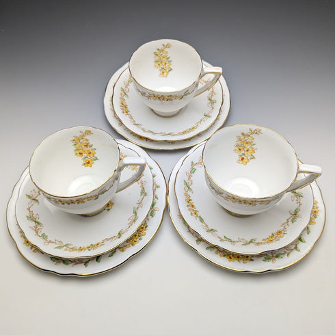 1940 英國格拉德斯通茶杯三件套 3 件套