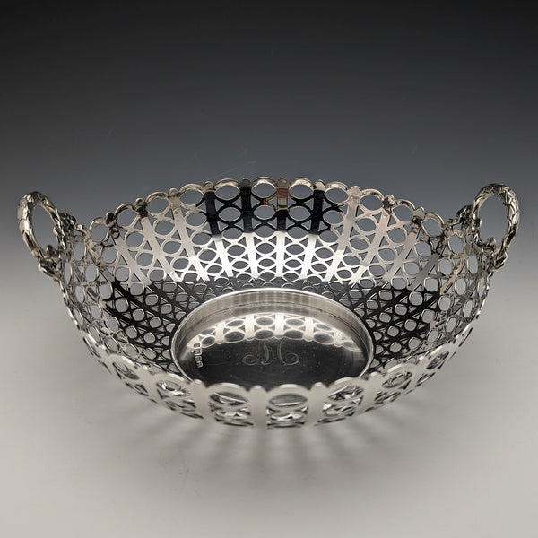 1911 年英國古董純銀碗形耳環裝飾 452 克 MAPPIN & WEBB