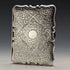1889 British Antique Sterling Silver Double Open Card Case 123g Deakin and Francis
