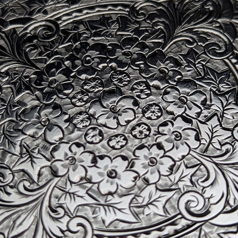 1889 年英國古董純銀雙開口名片盒 123 克 Deakin and Francis