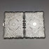 1889 British Antique Sterling Silver Double Open Card Case 123g Deakin and Francis