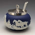 Azucarero de jasperware vintage británico, William Adams