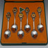 Made in Australia vintage silver plated teaspoon set of 6 in a case
