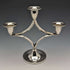 British Vintage Silver Plated 3 Burner Candle Stand Candelabra