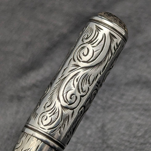 1894年 英国アンティーク 純銀製 ペンシルホルダ Henry Griffith