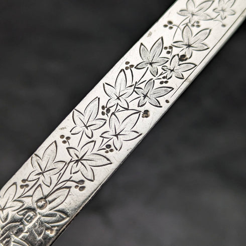 1870年頃 英国アンティーク 純銀製クリスニングカトラリーセット BOX入り MAPPIN BROTHERS