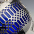 British Vintage Blue Inner Silver Plated Basket