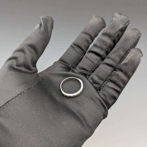 vintage accessory sterling silver eternity ring