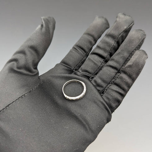 復古配飾純銀永恆戒指