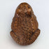 Netsuke japonés vintage de madera con forma de sapo