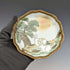 Antigüedad japonesa, periodo Meiji, plato pequeño de porcelana Kutani con diseño de conejo