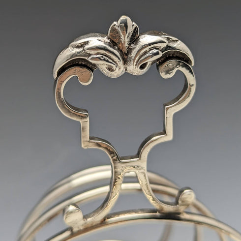 英國古董銀盤吐司架 205g