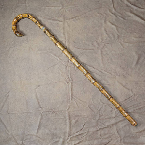 1909 年英國古董男士手杖粗竹桿 84 厘米