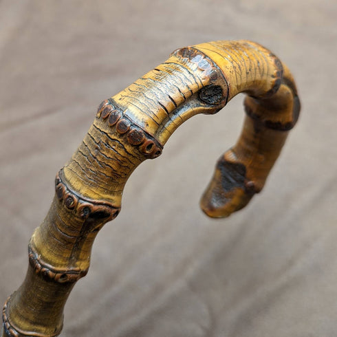 1909 年英國古董男士手杖粗竹桿 84 厘米