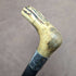 1894 British Antique Men's Walking Stick Deer Antlers Clutch Handle Thick Shaft 80cm