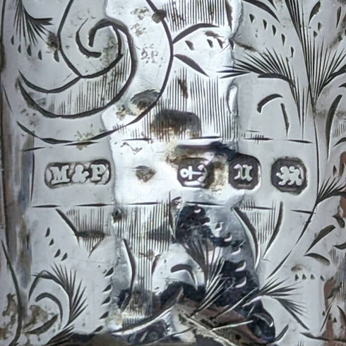 1894 British Antique Men's Walking Stick Deer Antlers Clutch Handle Thick Shaft 80cm