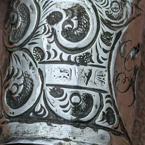 1901 年英國古董男士手杖牛角 L 形手柄 81 厘米