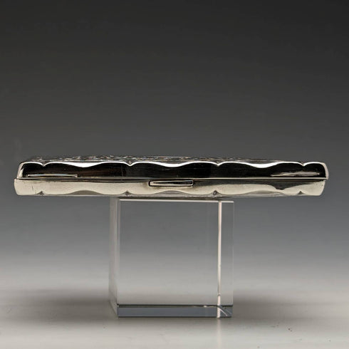 1896 British Antique Sterling Silver Card Case Frederick Marson