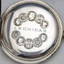 Swiss made antique Leonidas pocket watch flower sculpture silver side hunter case works well