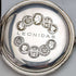 Reloj de bolsillo antiguo Leonidas de fabricación suiza, con caja de plata tipo saboneta grabada con motivos florales, en buen estado de funcionamiento.