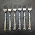 1934 British Vintage Queens Pattern Sterling Silver Handle Cutlery 6 Pairs Boxed