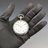 Around 1905 Antique Longines pocket watch Enamel decoration Silver side case Works well