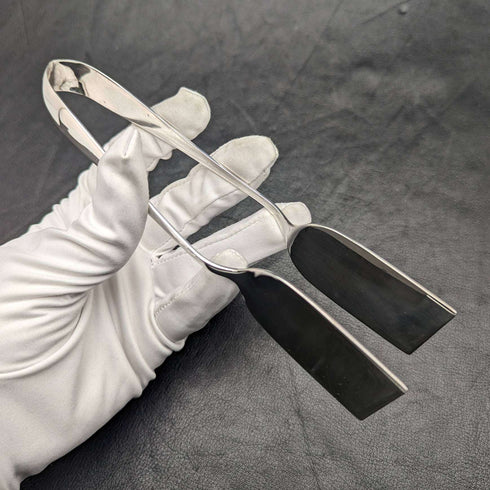 British antique silver plate tongs HARRISON FISHER