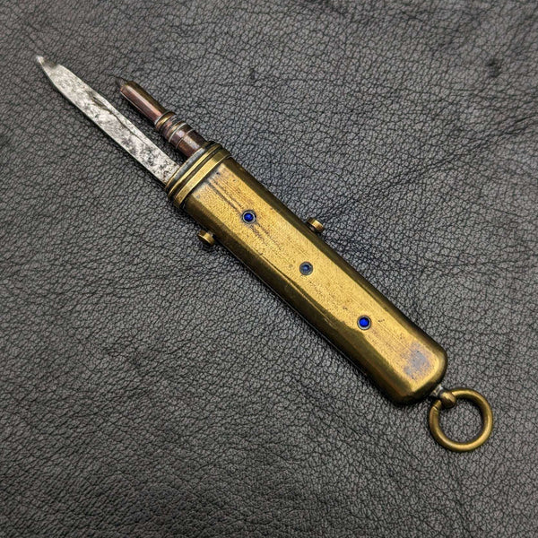 Antique Retractable Multi-Tool Pencil & Knife