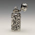 1881 British Antique Pure Silver Relief Sculpture Portable Perfume Bottle