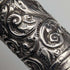 1881 British Antique Pure Silver Relief Sculpture Portable Perfume Bottle