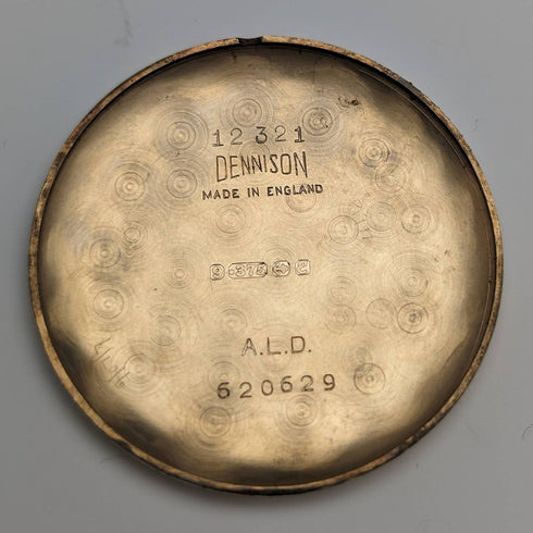 1954 英國復古 Garrard K9 純金錶殼男錶做工精良