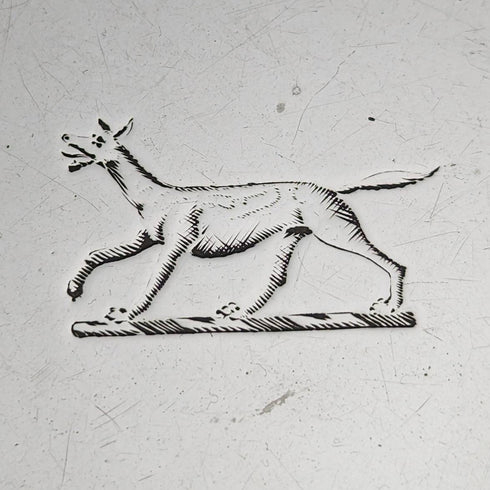 1870年 英国アンティーク 純銀製サルヴァ 直径26cm 523g Henry Holland