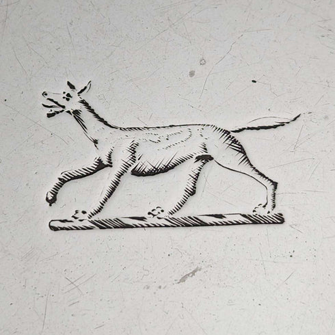 1870年 英国アンティーク 純銀製サルヴァ 直径26cm 523g Henry Holland