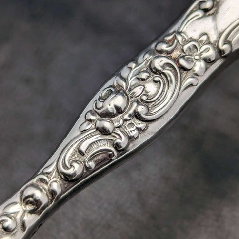 American antique Gorham sterling silver handle button hook