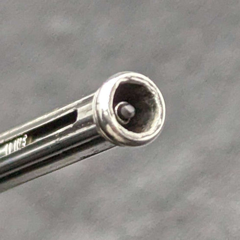 1880年頃 アンティーク 純銀製シャープペンシル 伸縮式77-100mm インタリオ付