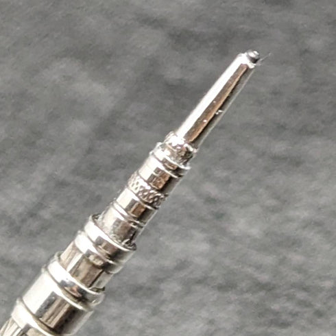 1908 British Antique Sterling Silver Mechanical Pencil Super Small Telescopic 40-55mm Magic Pencil